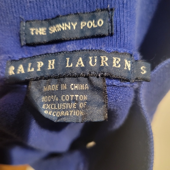 Polo ralph lauren cotton mesh polo shirt size S in kids - Picture 4 of 4